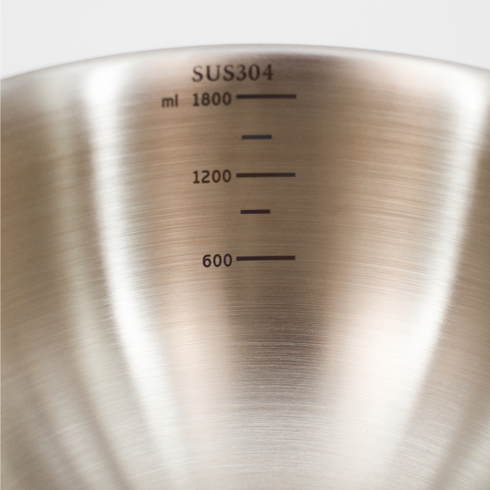 Stainless Steel and Strainer Set