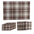 Brown Plaid Table Mat (Set of 6)