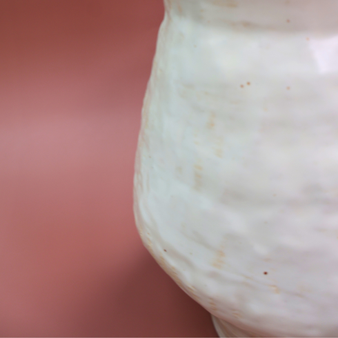 Large Round Ceramic Vase