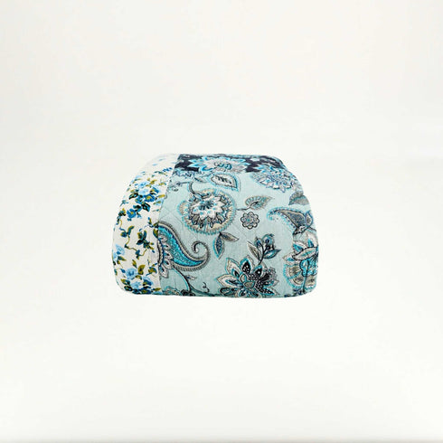 Blue Floral Quilt 3-Piece (King & Queen) | Cotton Polyester Blend