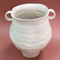 Large Round Ceramic Vase with Handles