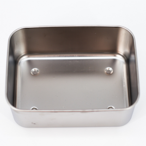 Stainless Steel Food Storage Container with Rack