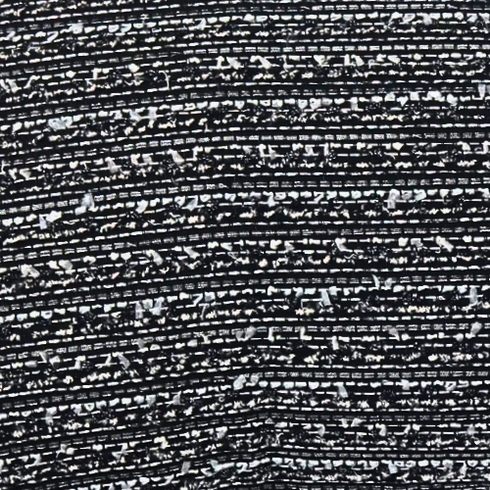 Black Striped Textured Throw Pillow 12" X 20"