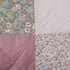Boucle Home Pink Floral Quilt (Queen) | Cotton Polyester Blend