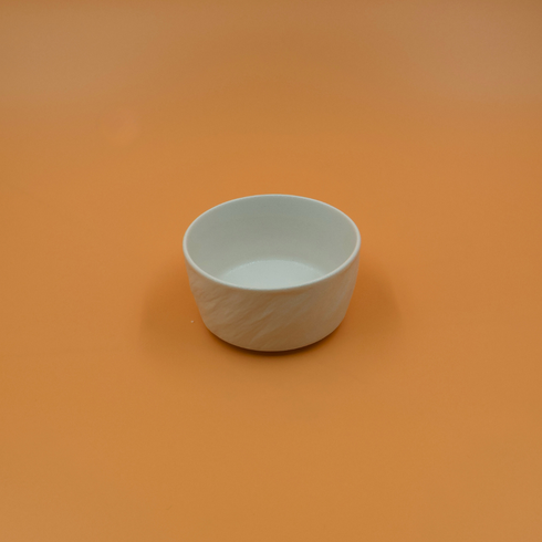 White Ceramic Textured Bowls