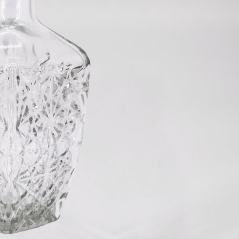 Corn Pattern Glass Vase