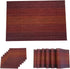 Maroon Orange Placemat (Set of 6)