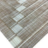 Brown with White Stripes Table Mat (Set of 6)