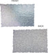 Metallic Grey Leaf Pattern Placemat (Set of 6)