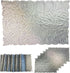Metallic Grey Leaf Pattern Placemat (Set of 6)