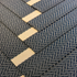 Black Pattern with Gold Stripes Placemats - (Set of 6)