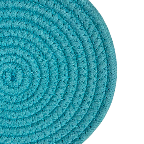 Blue and White Hot Pads 7" Round