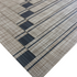 Grey with Blue Stripes Placemats (Set of 6)