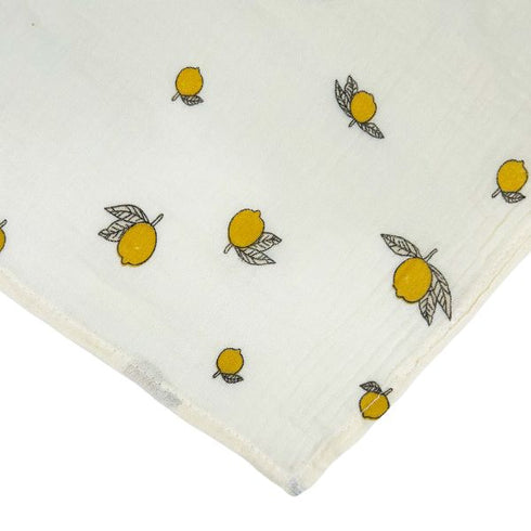Manta para bebé con estampado de limones | 99 x 99 cm