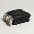 Black and White Throw Blankets 60" X 68" +3.5" Tassels