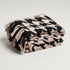 CHUNKY BIG HOUNDSTOOTH THROW BLANKET - Boucle Home