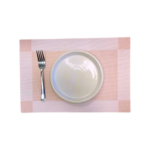 Pink and White Table Mat (Set of 3)