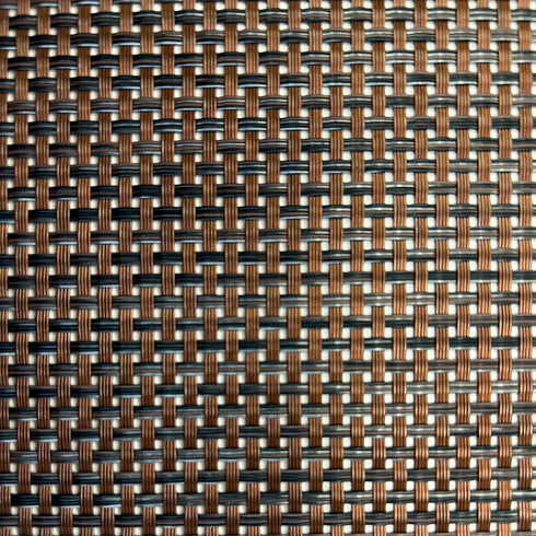 Brown and Orange Woven Table Mat (Set of 6)