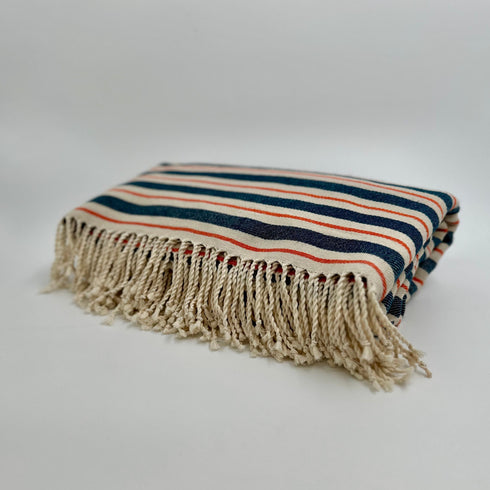 Colorful Picnic Throw Blankets 58" X 70" +3.5" Twisted Tassels