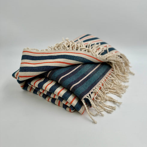 Colorful Picnic Throw Blankets 58" X 70" +3.5" Twisted Tassels