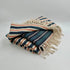 Colorful Picnic Throw Blankets 58" X 70" +3.5" Twisted Tassels
