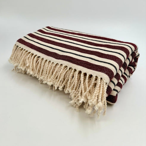 Colorful Picnic Throw Blankets 58" X 70" +3.5" Twisted Tassels