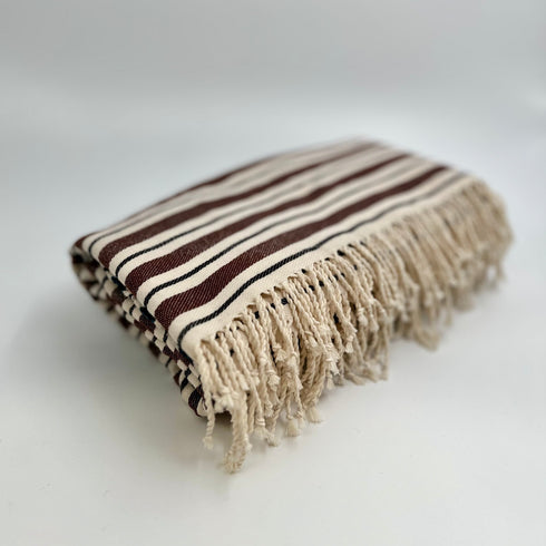 Colorful Picnic Throw Blankets 58" X 70" +3.5" Twisted Tassels