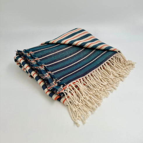 Colorful Picnic Throw Blankets 58" X 70" +3.5" Twisted Tassels
