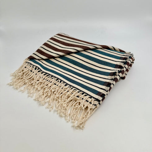 Colorful Picnic Throw Blankets 58" X 70" +3.5" Twisted Tassels