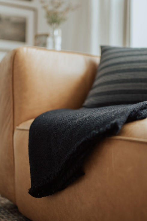 Simple Colored Stretch Throw Blanket 57" x 70" +1" Fringe