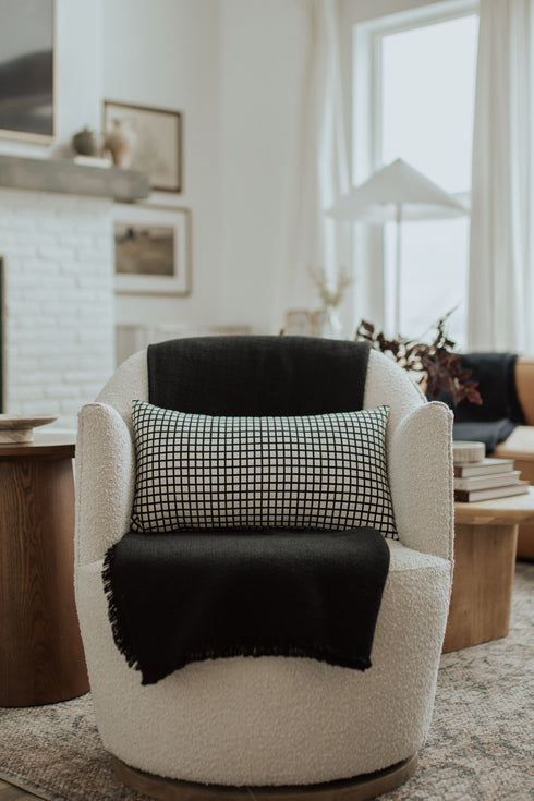 Simple Colored Stretch Throw Blanket 57" x 70" +1" Fringe