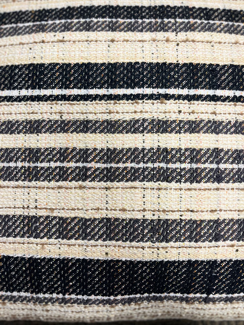STRIPED 20" X 20" THROW PILLOW - Boucle Home