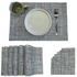 Flat Grey Placemat (Set of 6)