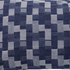 Faux Denim Navy Check Throw Pillow 16" X 24"