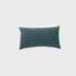 Blue and Brown Geometric Shape Throw Pillow