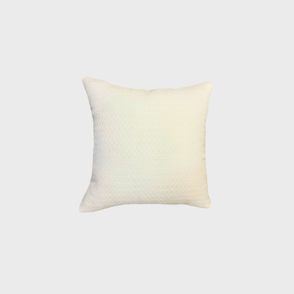 White Shimmery Throw Pillow | 20"x20" or 12"x20"