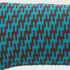 Blue and Brown Geometric Pattern Throw Pillow 12"x20"