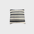 Black and Cream Striped Pillow | 20"x20"