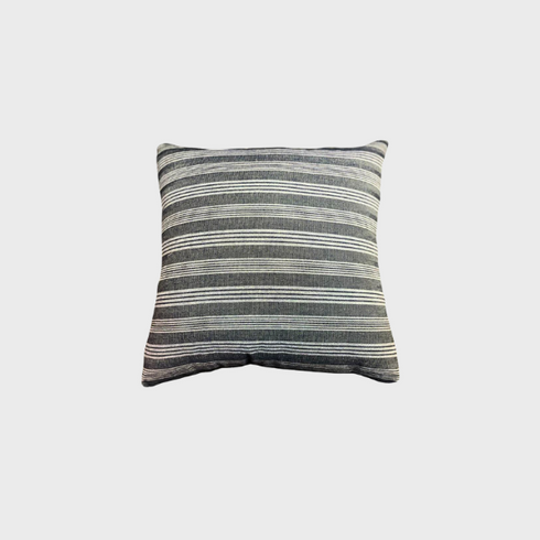 Elegant Herringbone Denim Pillow - 20"x20"
