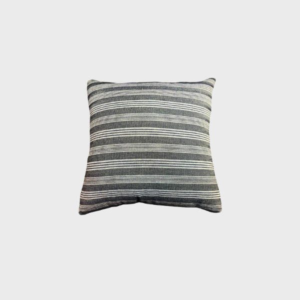 Elegant Herringbone Denim Pillow - 20"x20"