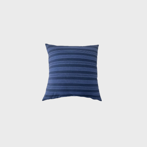 Elegant Herringbone Denim Pillow - 20"x20"