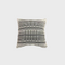 Black and White Geometric Striped Throw Pillow