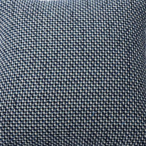 Blue Woven Throw Pillow 20" X 20"