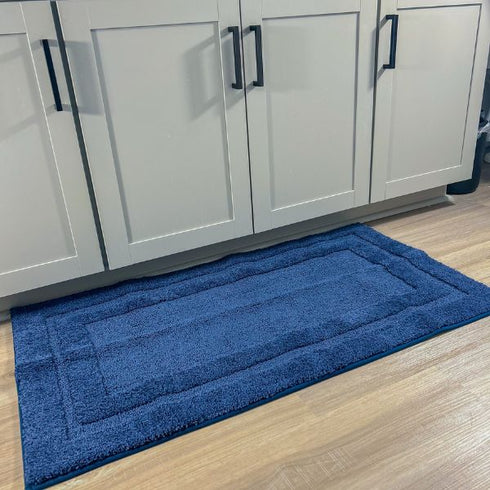 Solid Color Bathroom Shower Mat 23.6" x 43.3"