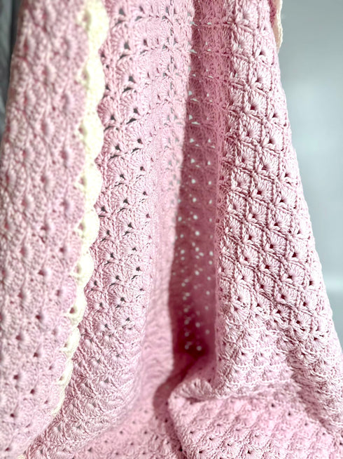 Manta de crochet para niños y bebés, decoración de habitación infantil, regalo para niños, mezcla de lana peinada y algodón