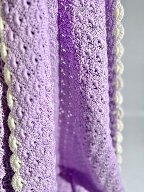 Manta de crochet para niños y bebés, decoración de habitación infantil, regalo para niños, mezcla de lana peinada y algodón