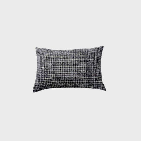 Paid Tinsel Blue Throw Pillow
