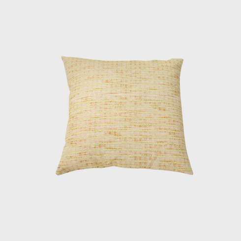 Green, Orange, and Peach Colored Throw Pillow 24" X 24"