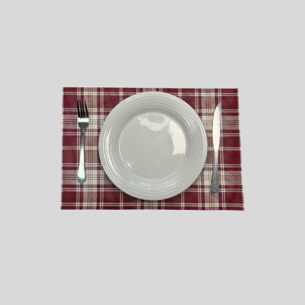 Red Plaid Placemat (Set of 6)
