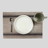 Grey with Blue Stripes Placemats (Set of 6)